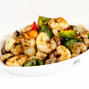 57. Shrimp with Black Bean Sauce