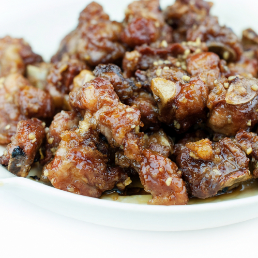 5. Dry Garlic Spare Ribs